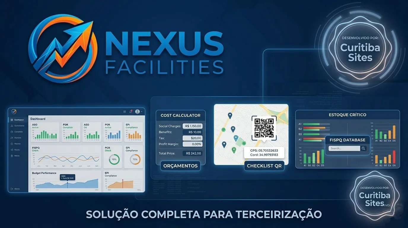 ERP de Gestão Inteligente para Empresas de Terceirização e Limpeza