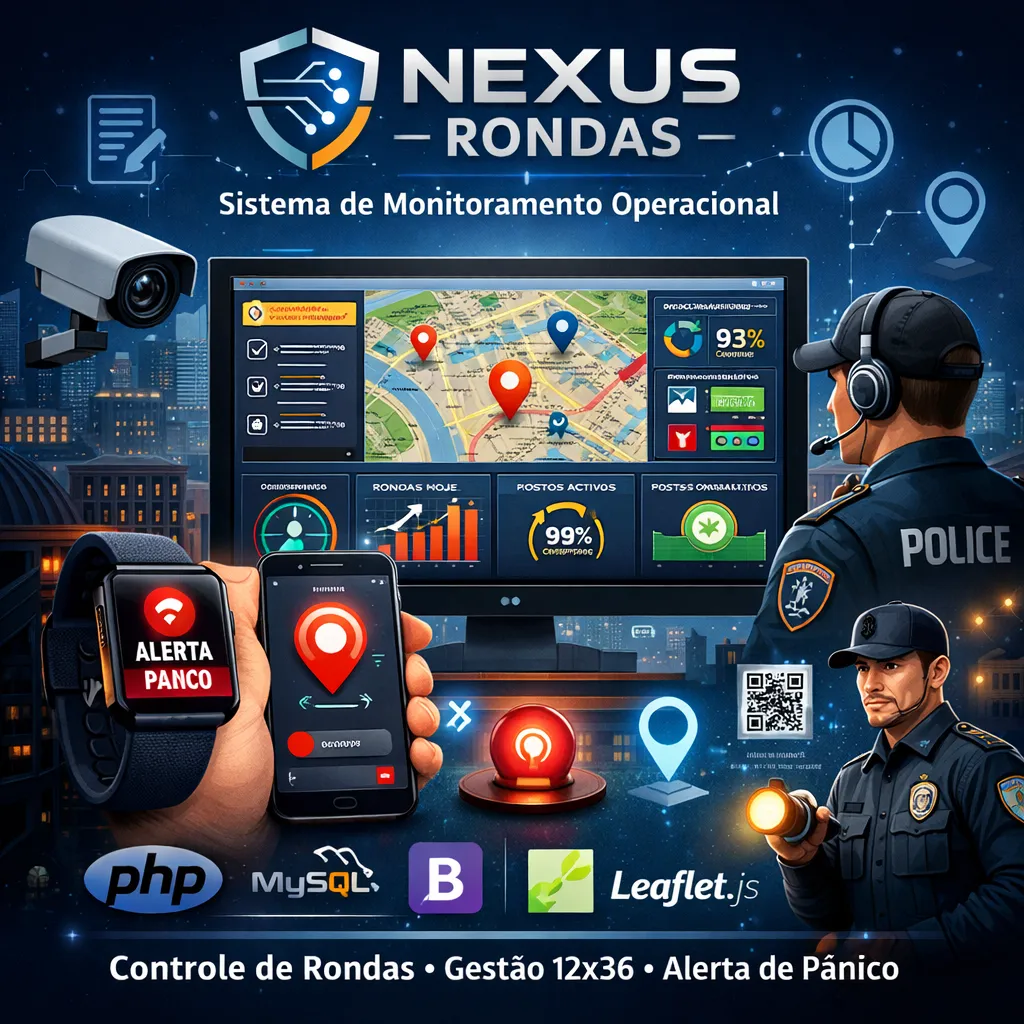 Sistema de Controle de Rondas e Monitoramento | Nexus Rondas
