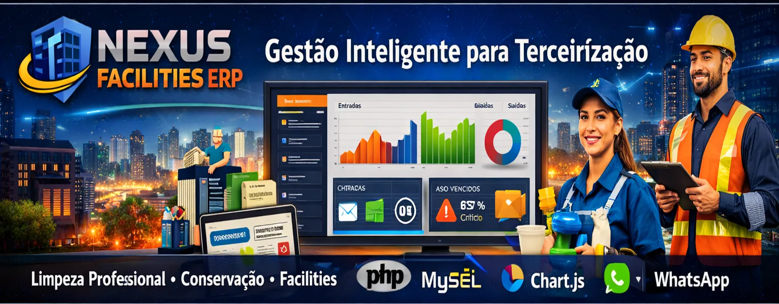 Sistema de Gestão para Facilities e Terceirização | Nexus Facilities ERP
